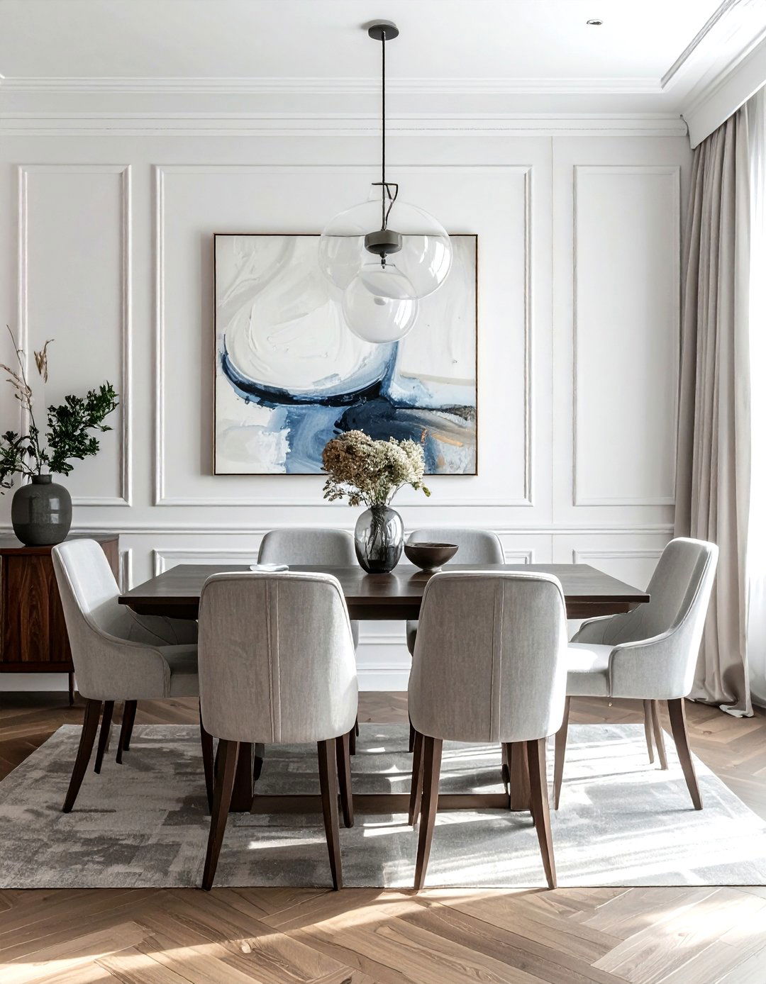 Modern traditional dining room - 30 transitional dining room ideas