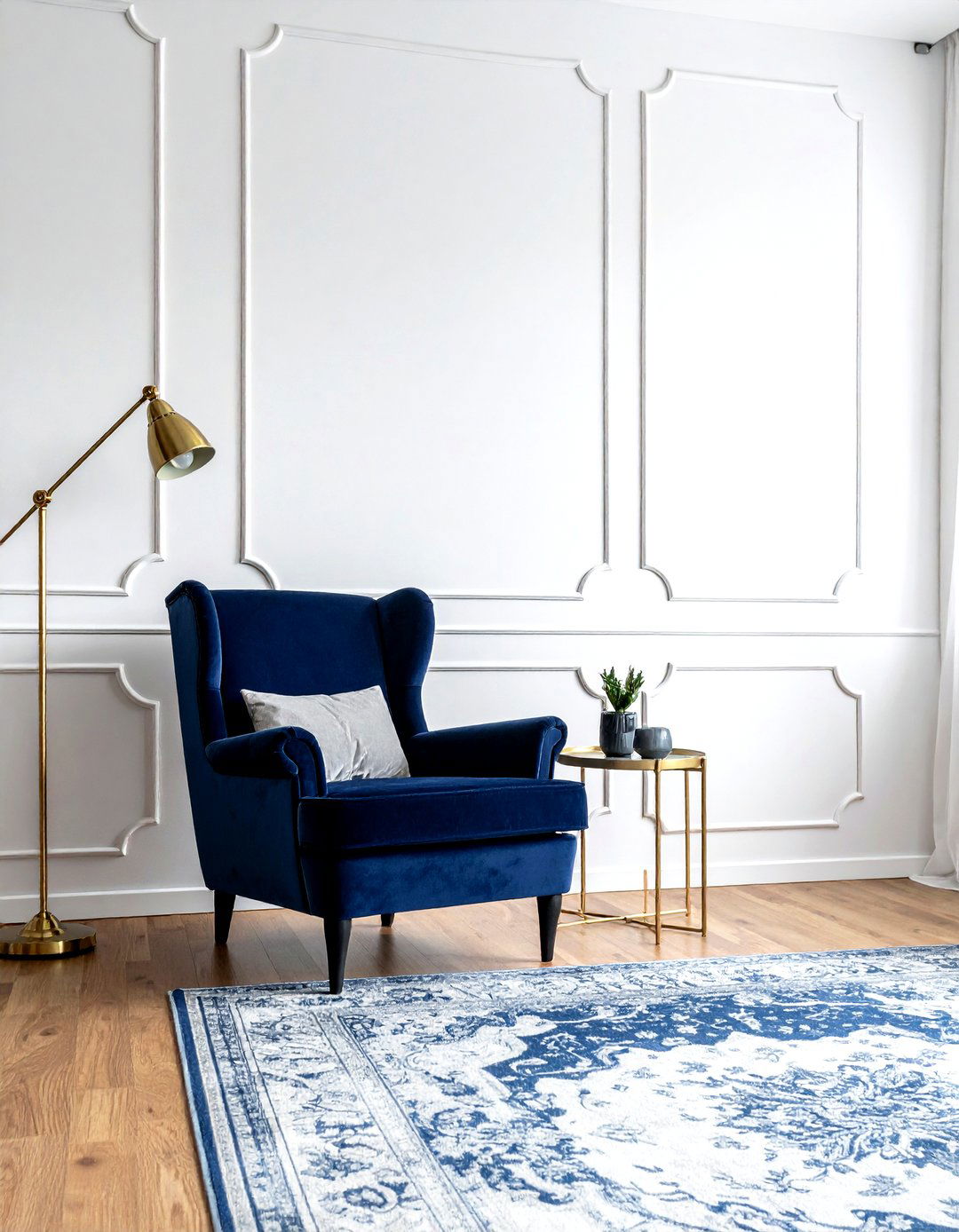 Modern wainscoting - 30 living room paneled walls ideas