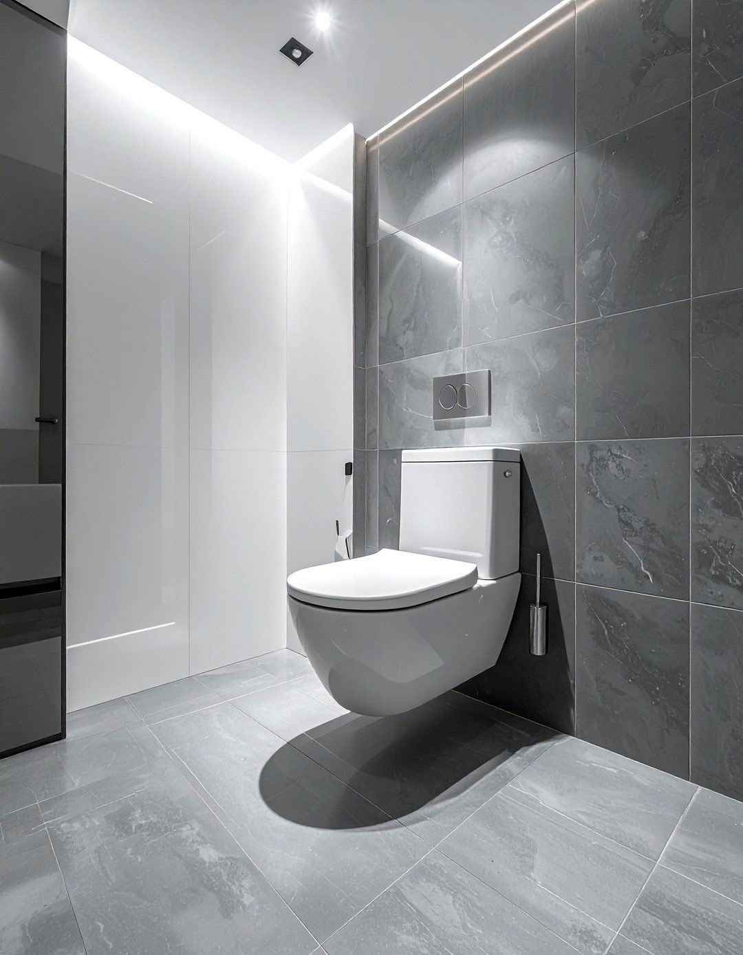 Modern wall hung toilet - 30 water closet ideas