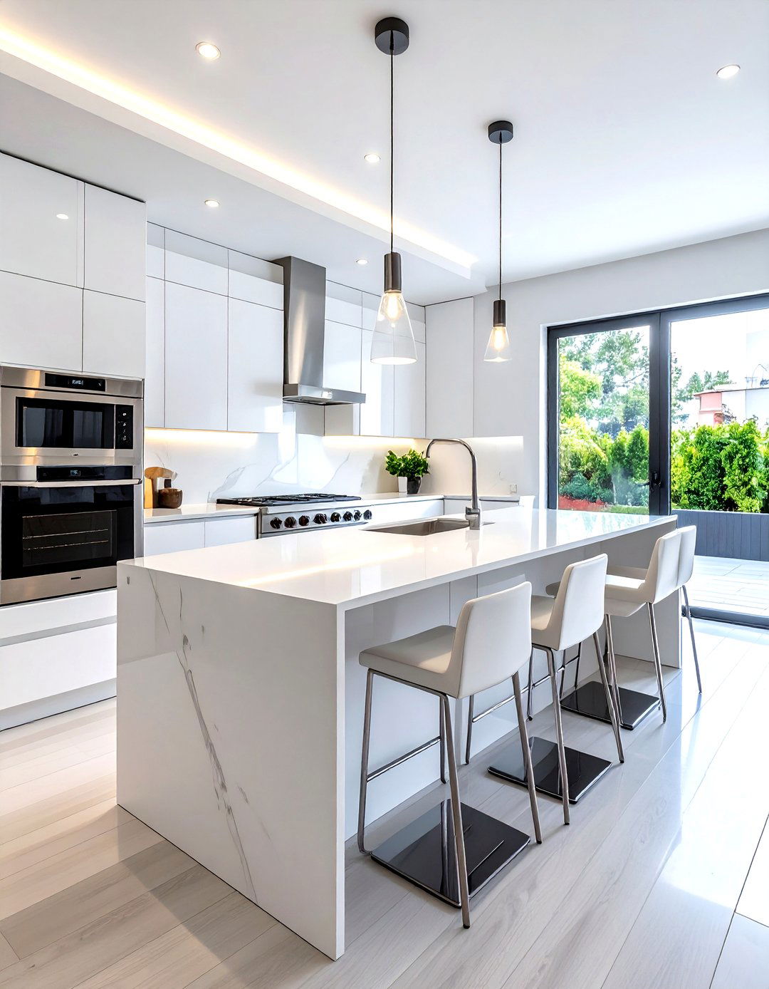 Modern white kitchen - 30 inspiring kitchen ideas
