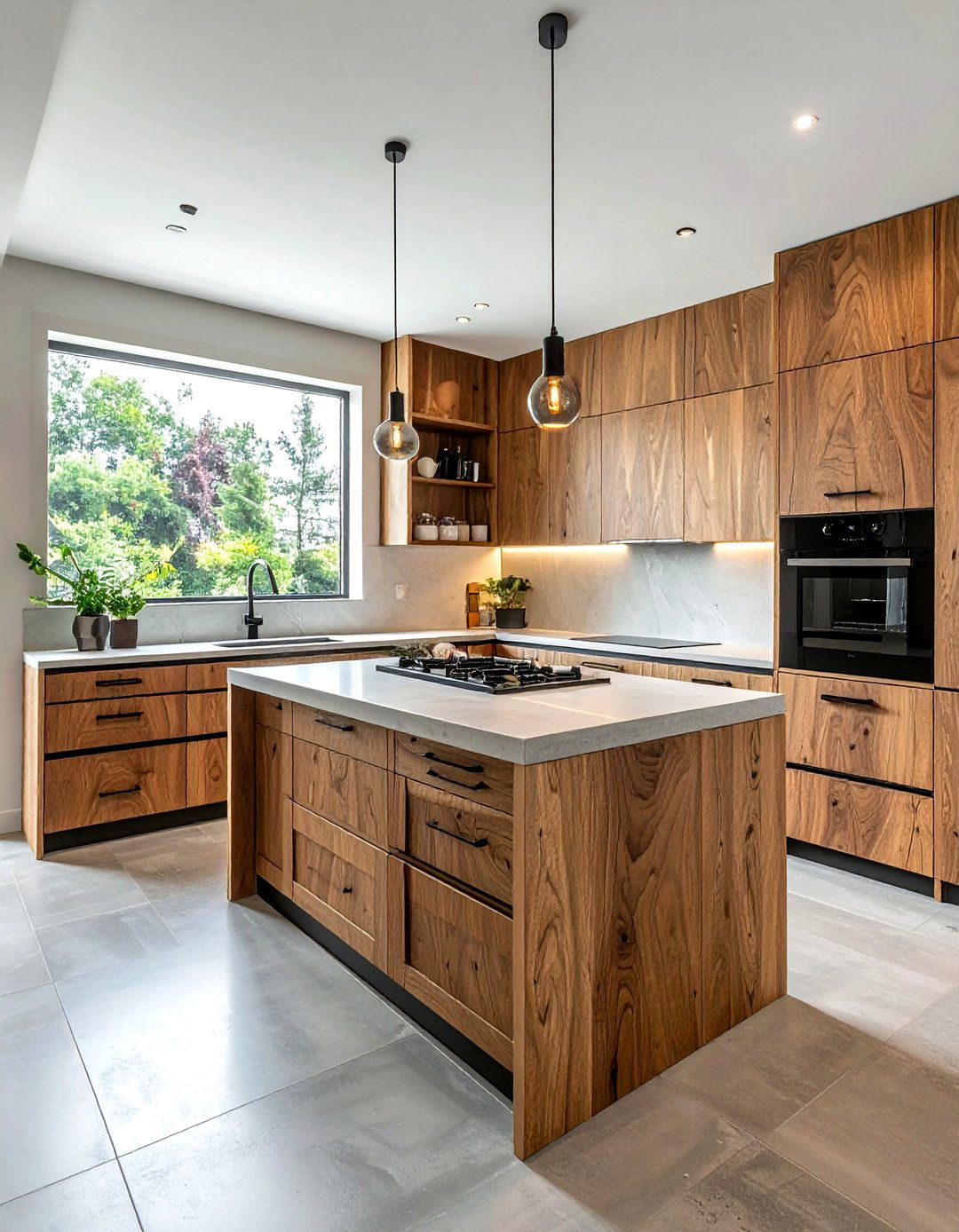 Modern wood kitchen cabinets - 30 natural wood kitchen cabinet ideas