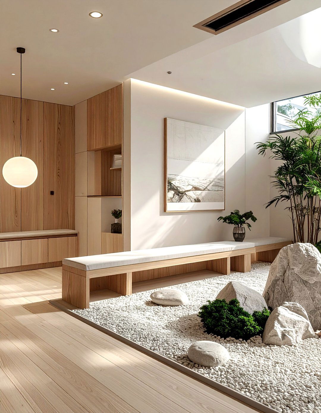 Modern zen entryway - 30 serene decor ideas