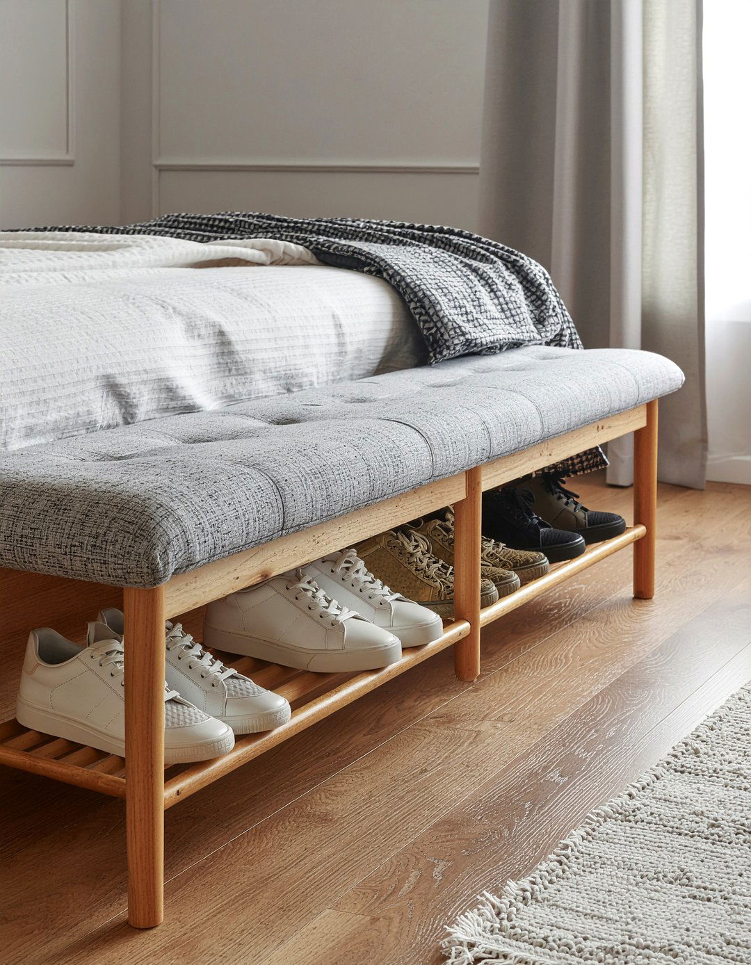 Modular Bench With Shoe Storage - 30 bedroom modular furniture ideas