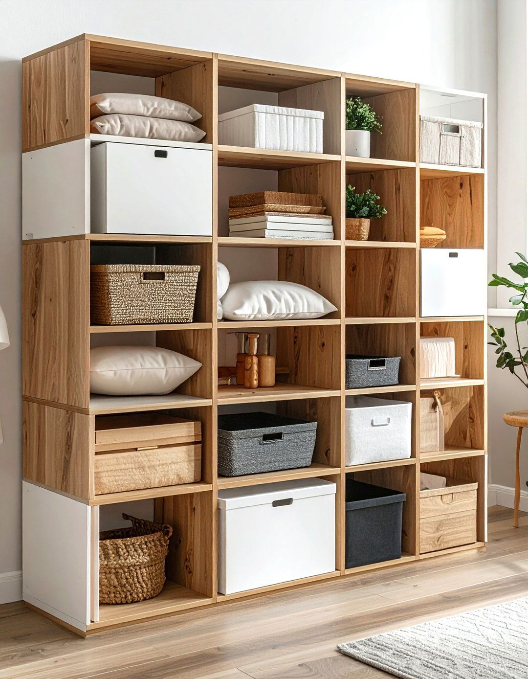 Modular Cube Storage System - 30 living room cabinet storage ideas