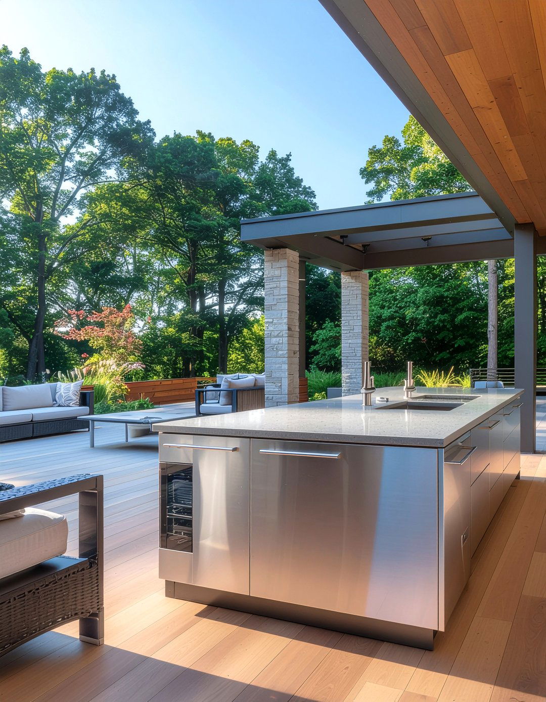 Modular Outdoor Kitchen Island - 30 outdoor kitchen island ideas