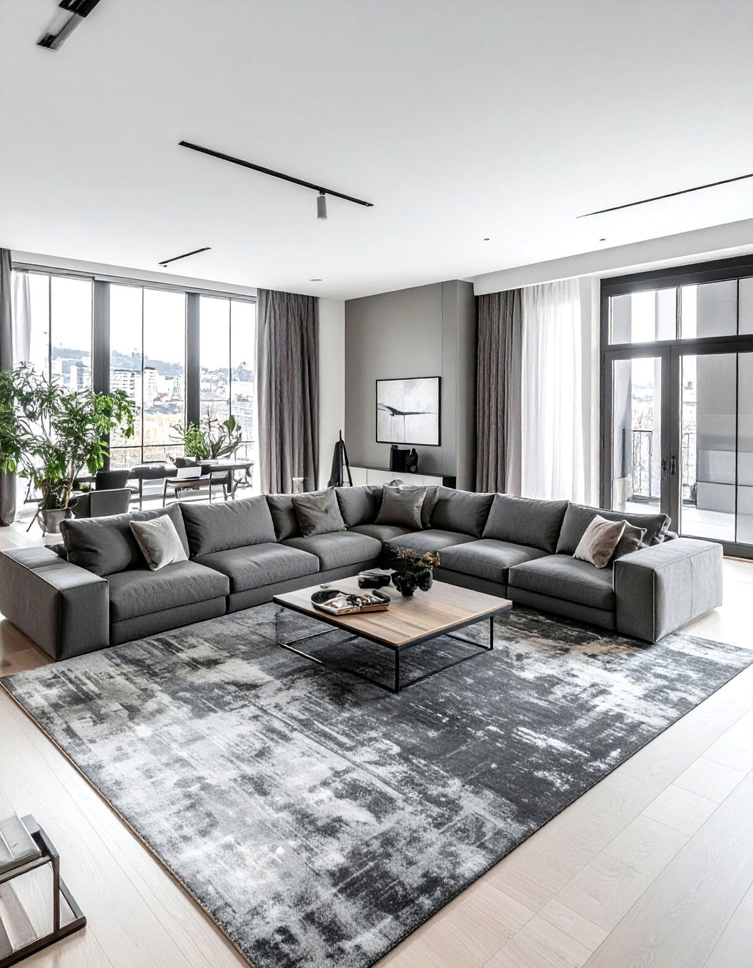 Modular Seating Arrangement - 30 loft living room ideas