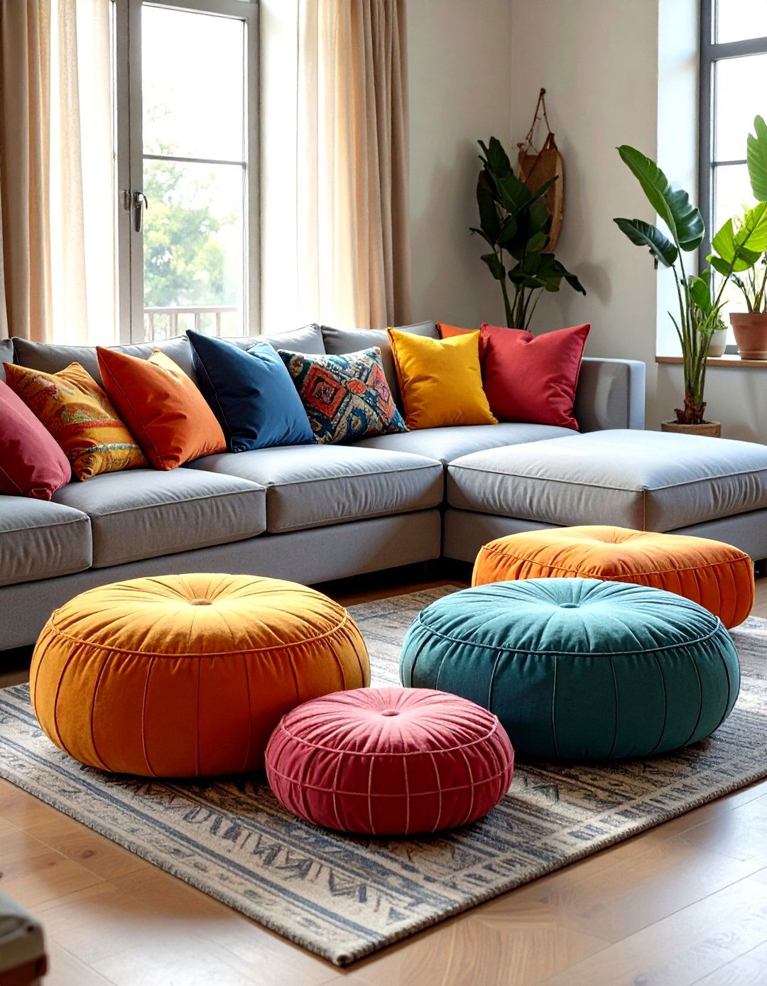 Modular Sofa With Floor Cushions - 30 living room sofa and chairs ideas