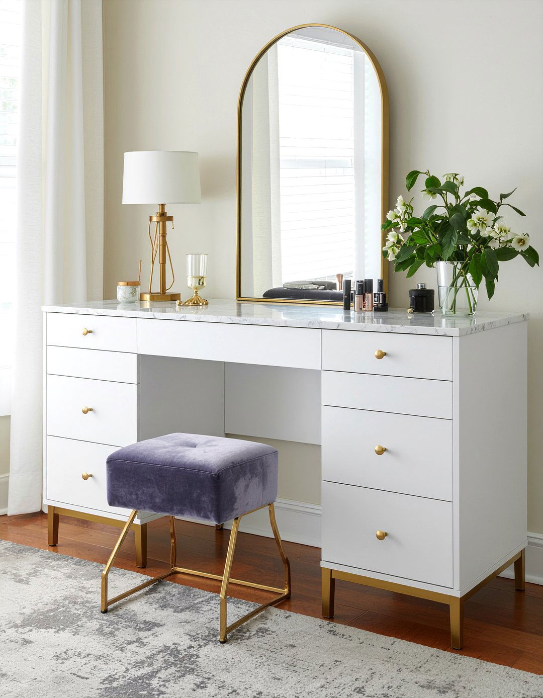 Modular Vanity Table Set - 30 bedroom modular furniture ideas