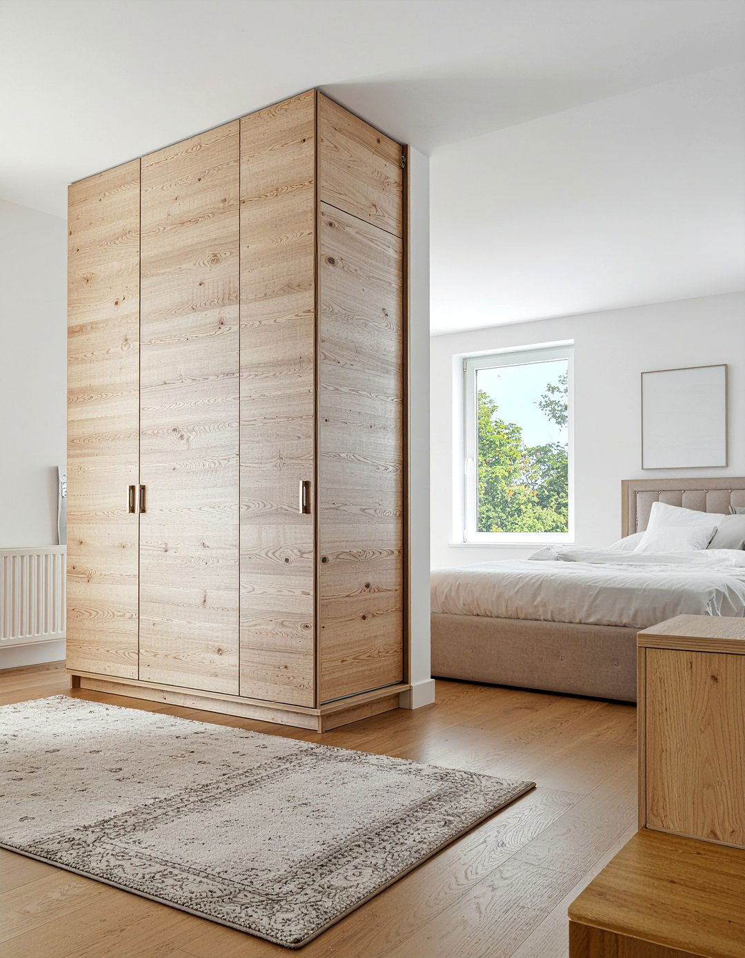 Modular corner wardrobe - 30 bedroom extendable furniture ideas