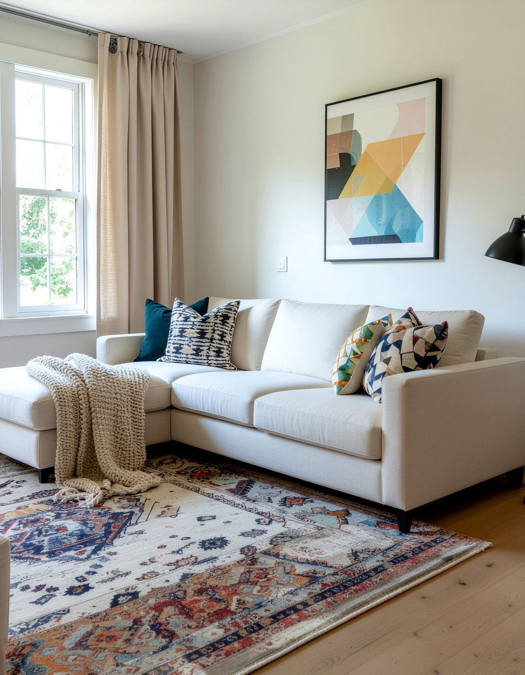 Modular sofa for small space - 30 renter living room ideas