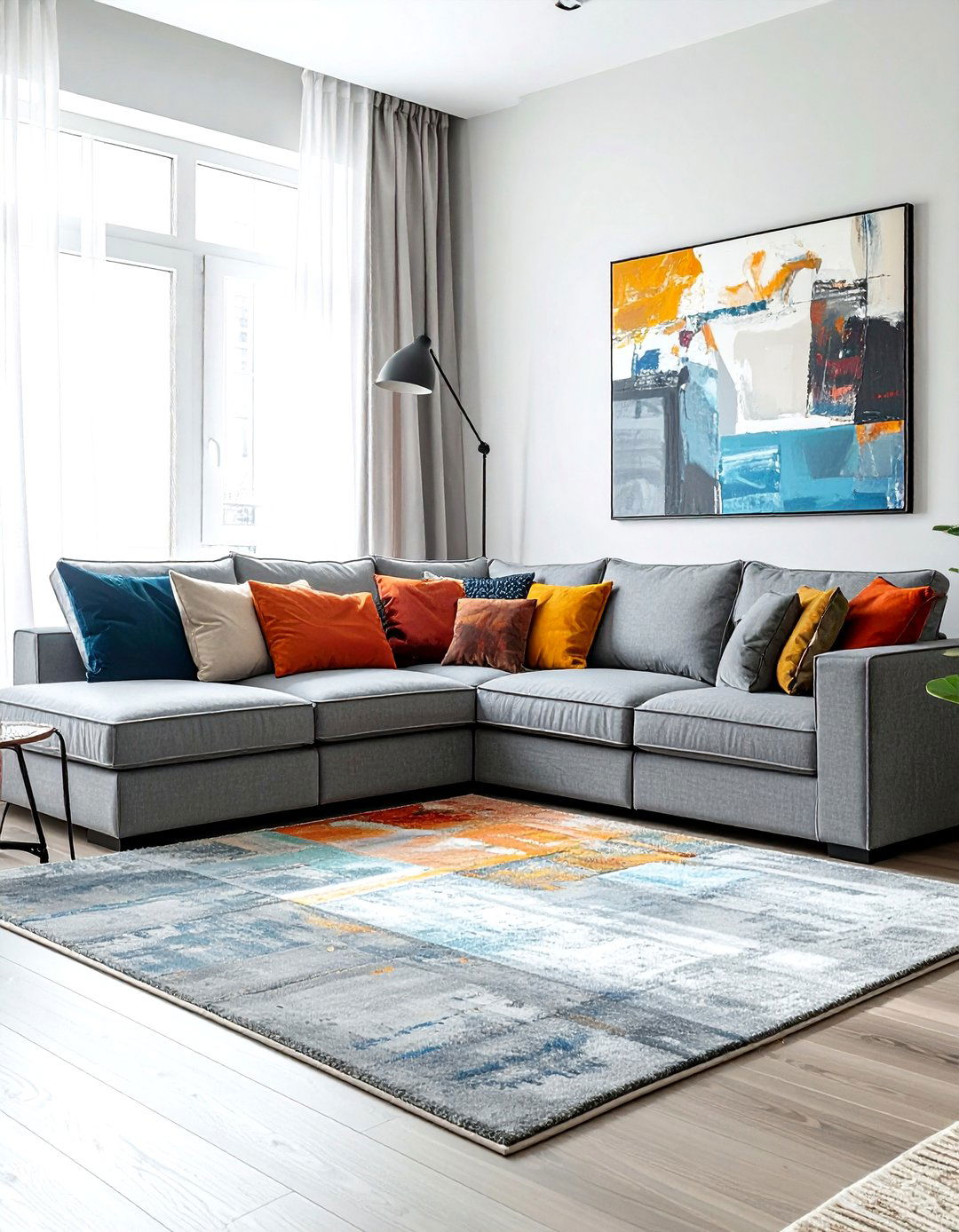 Modular sofa - 30 kid-friendly decor ideas