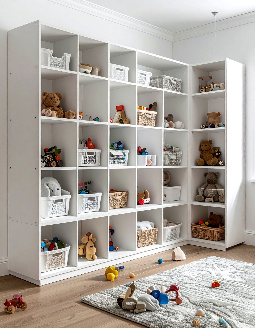 Modular storage systems - 30 playroom storage ideas