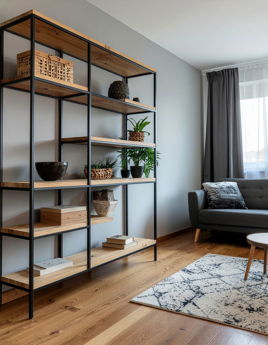 Modular wall shelving - 30 living room storage ideas
