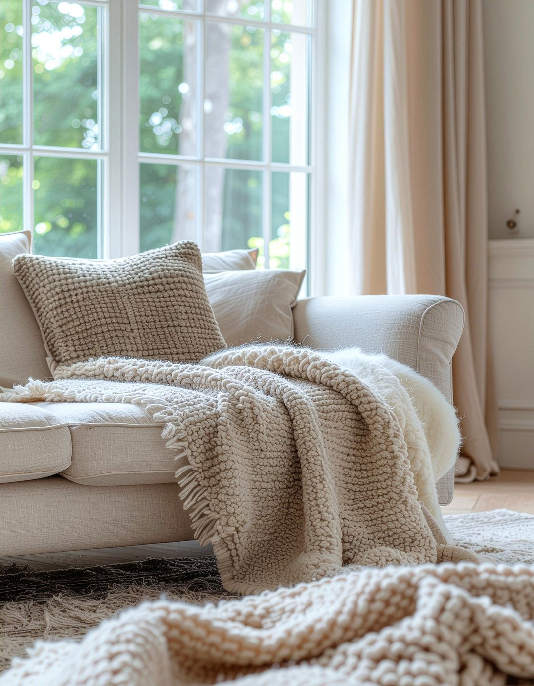 Mohair Blanket - 30 living room blankets