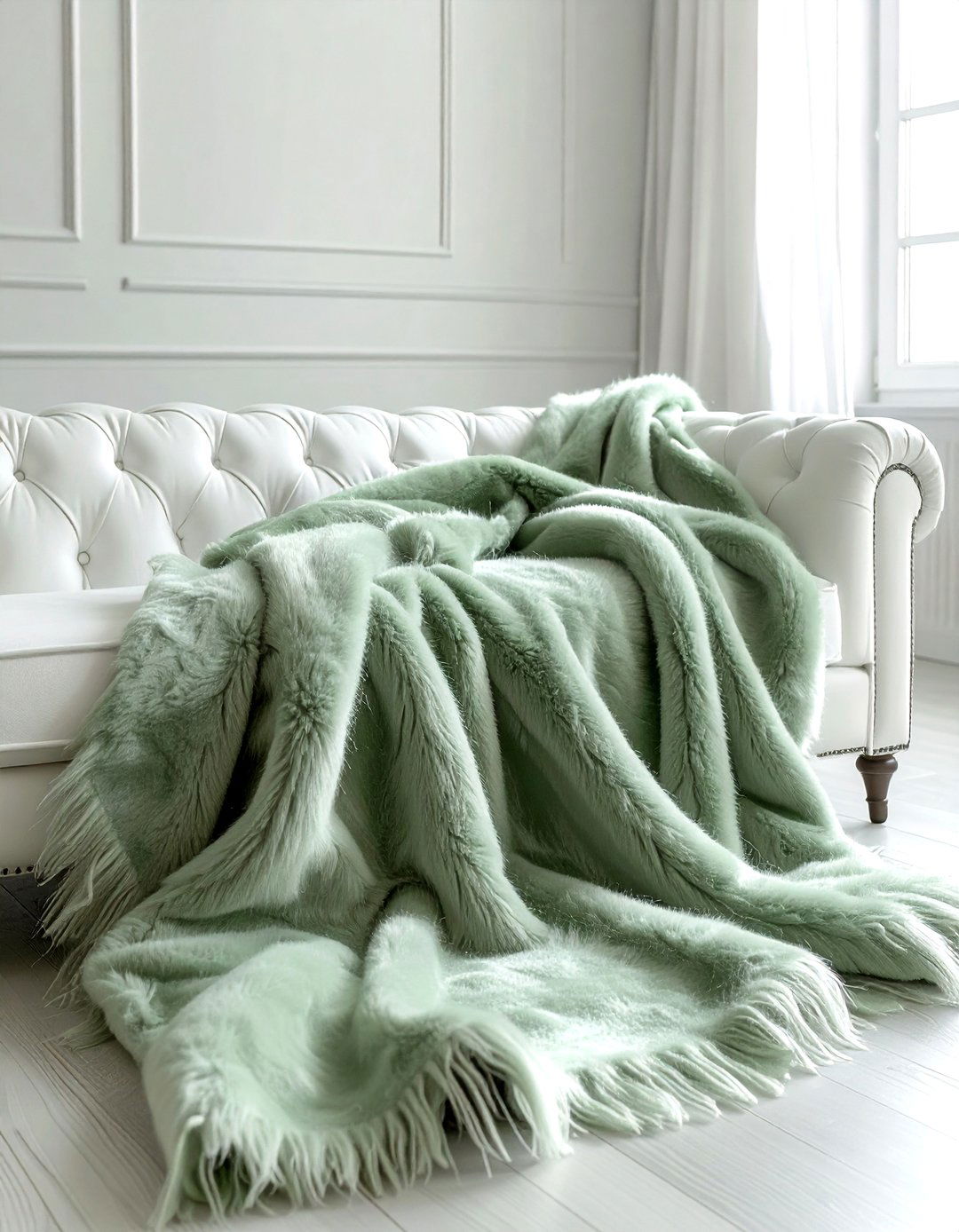 Mohair Throw Blanket - 30 textile decor ideas
