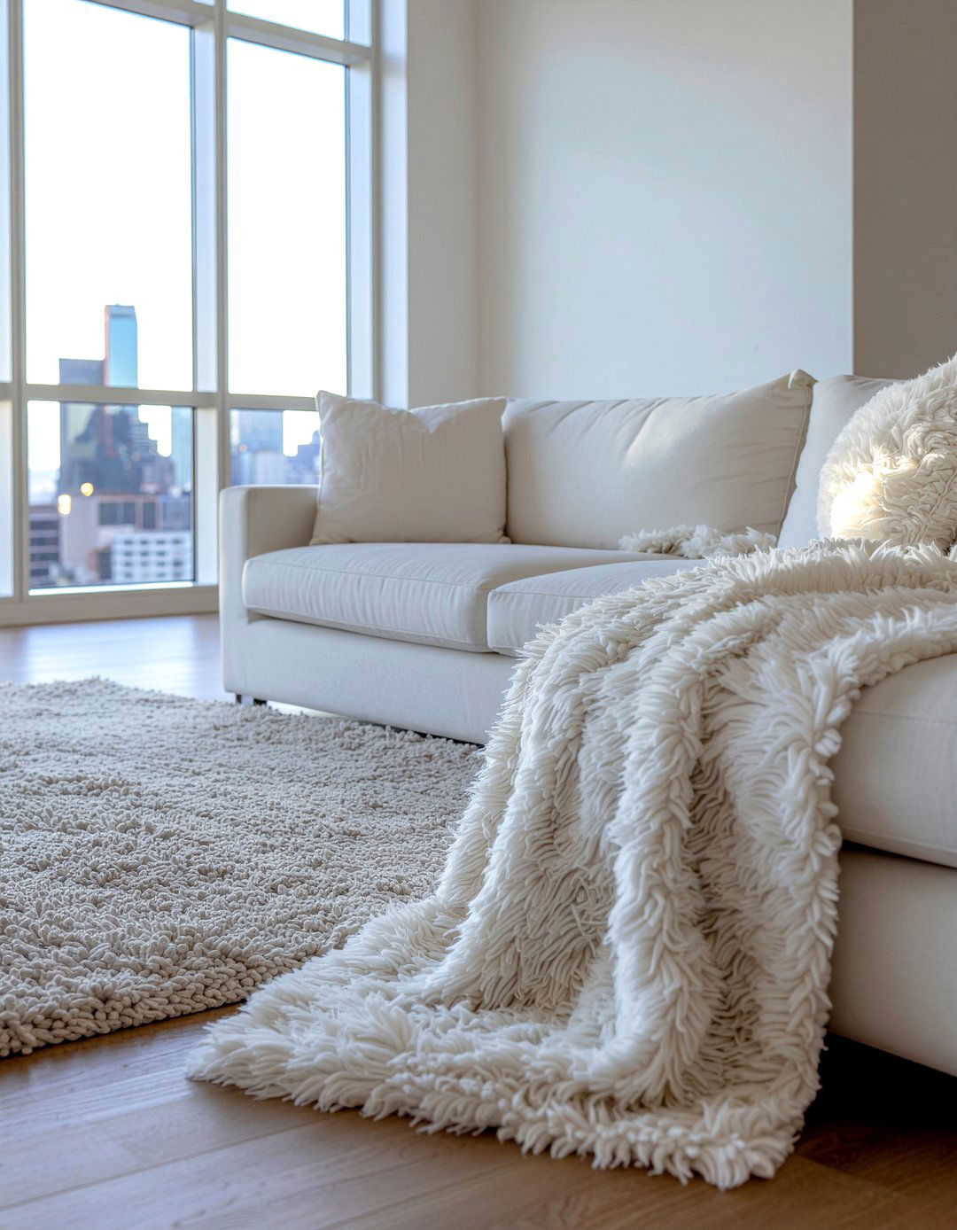 Mohair Throw Blanket Living Room - 30 cozy texture living room ideas