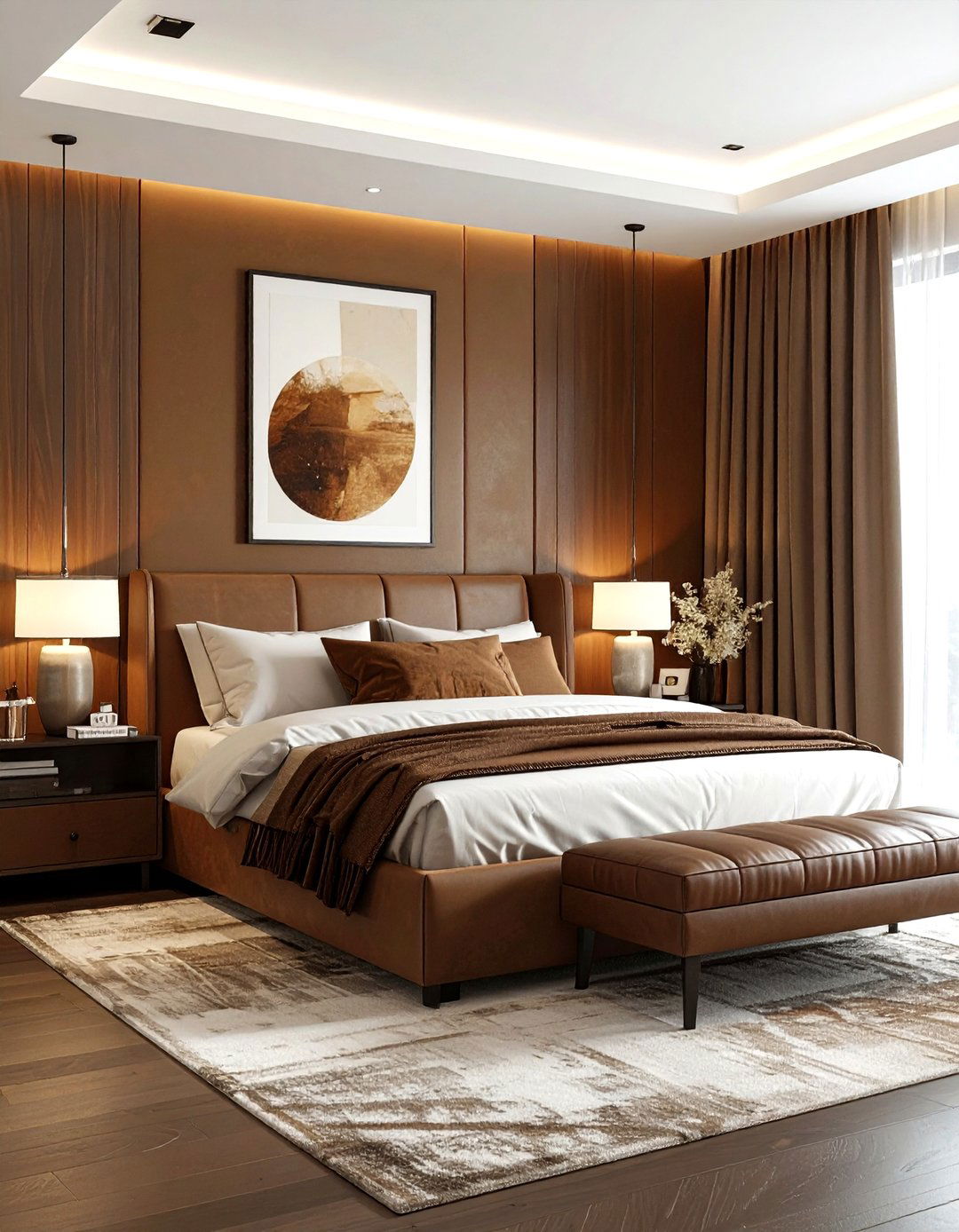 30 Brown Bedroom Ideas for a Relaxing and Earthy Retreat