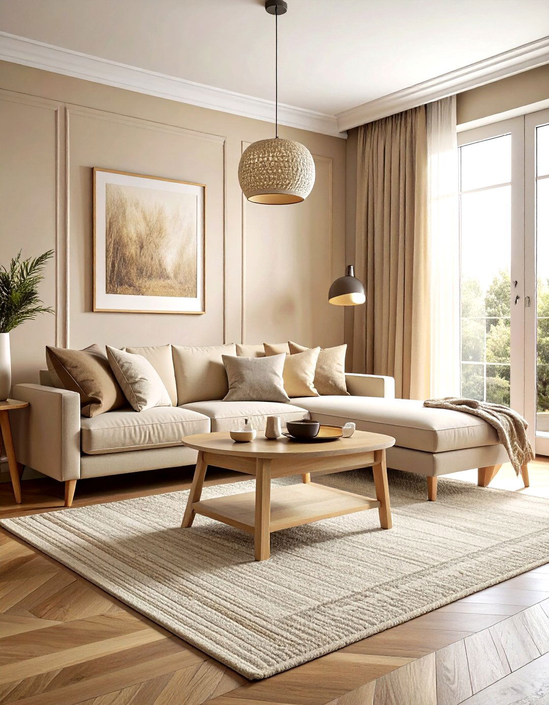 Monochromatic Color Palette - 30 small space decor ideas