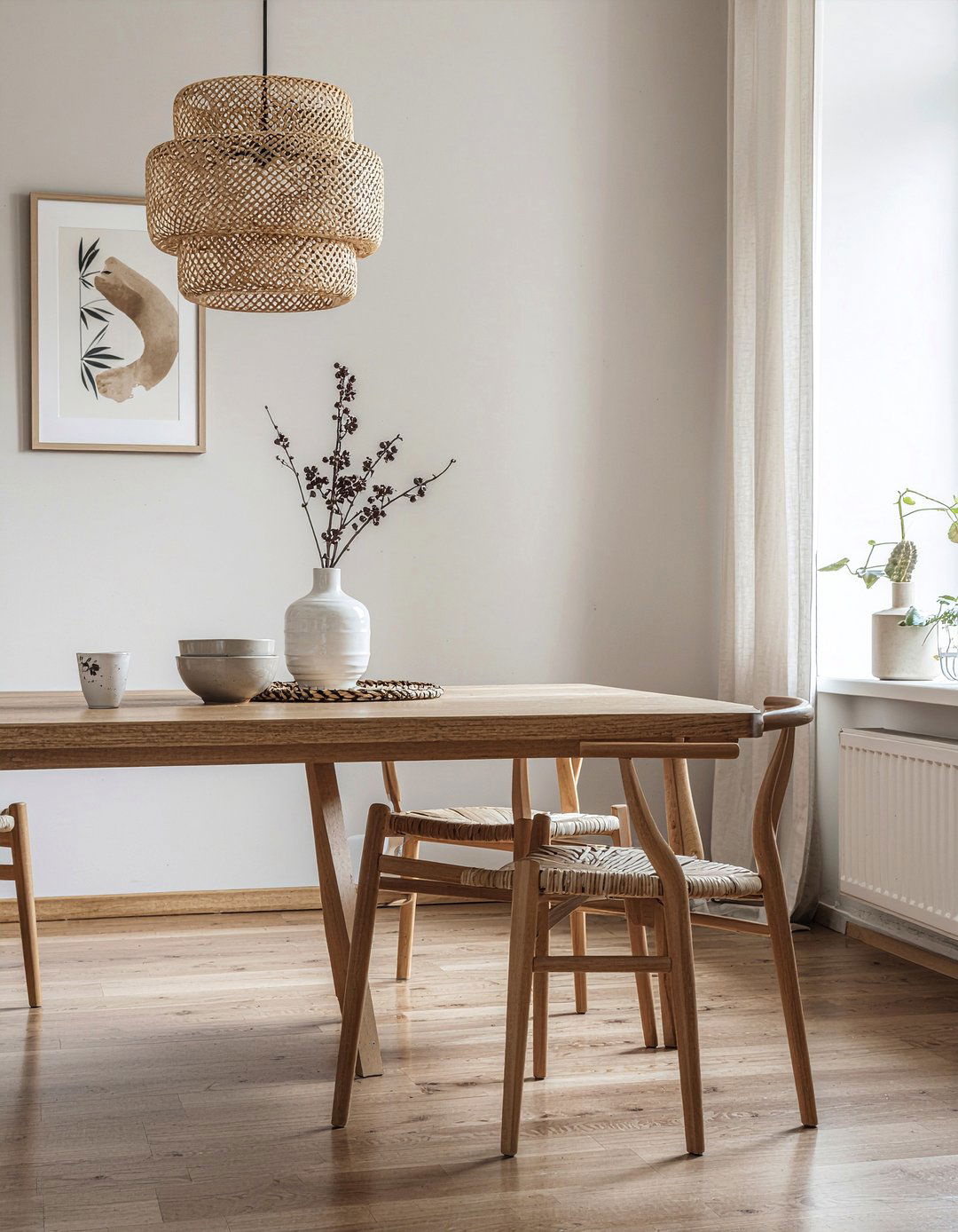 Monochromatic Dining Space - 30 Norwegian dining room ideas