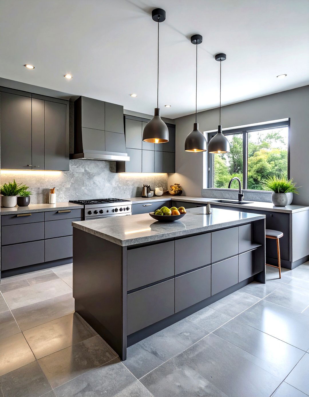 Monochromatic Kitchen - 30 harmonious kitchen ideas