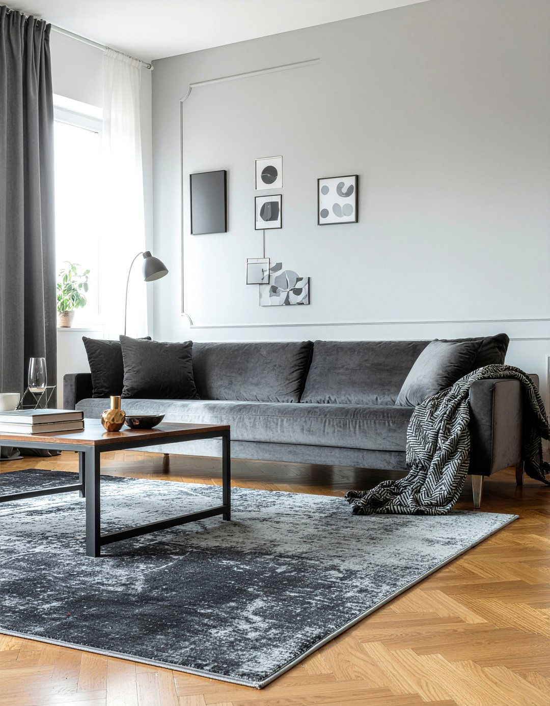 Monochromatic Living Room - 30 magazine living room ideas