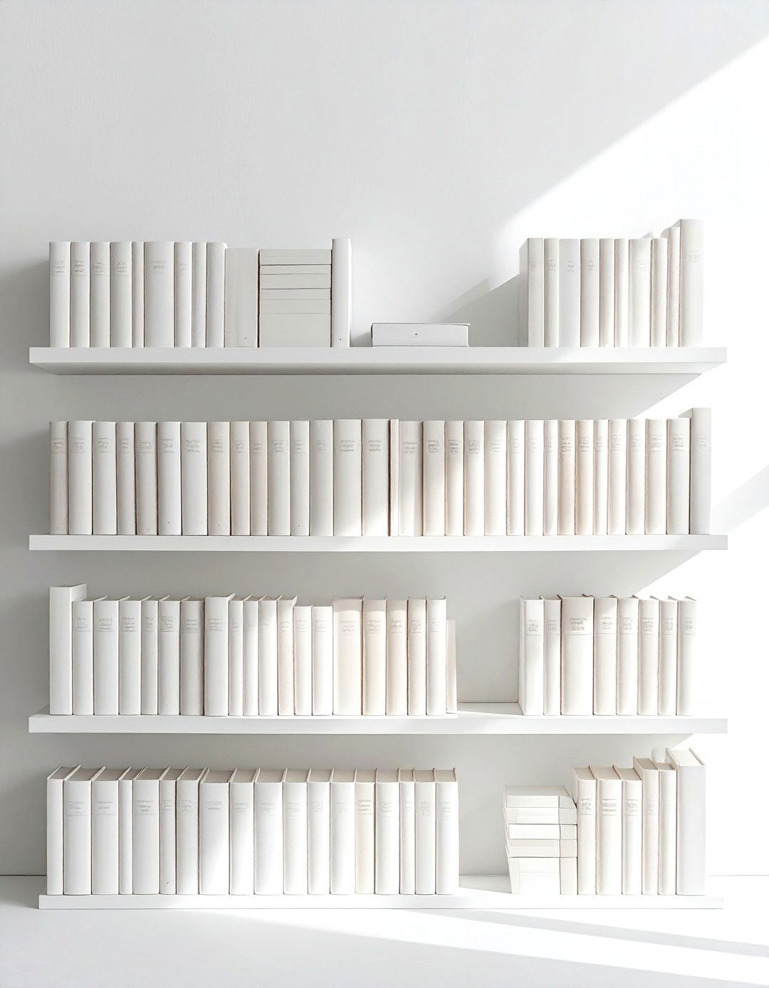 Monochromatic book collection - 30 book decor ideas_1