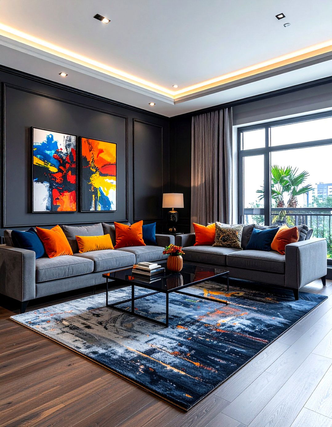 Monochromatic living room chair rail - 30 living room chair rail ideas