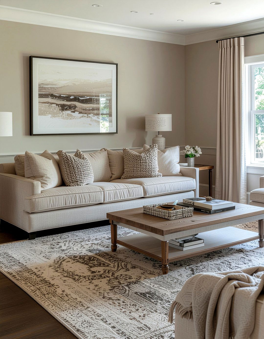 Monochromatic taupe living room - 30 taupe living room ideas