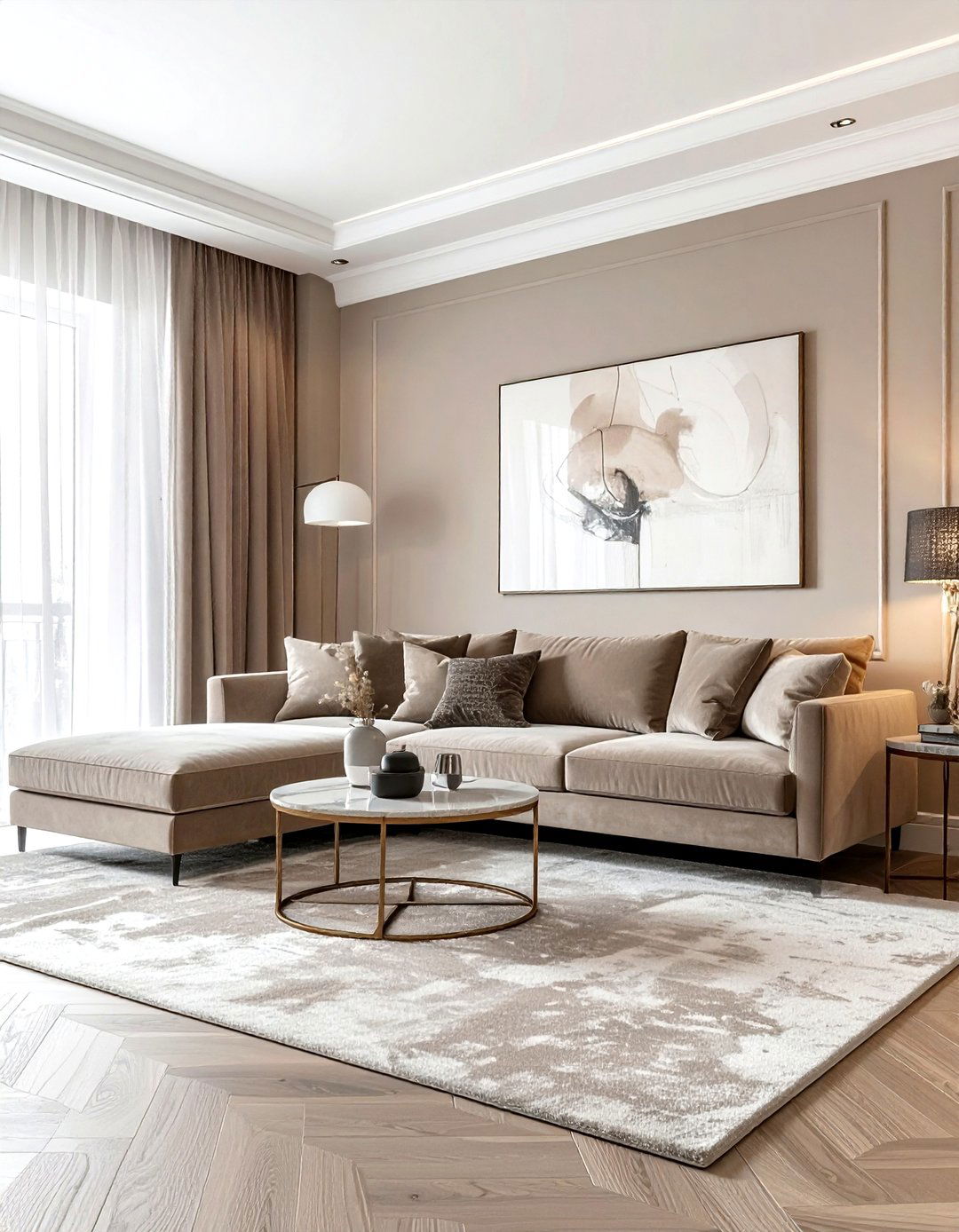 Monochrome Living Room - 30 serene living room ideas