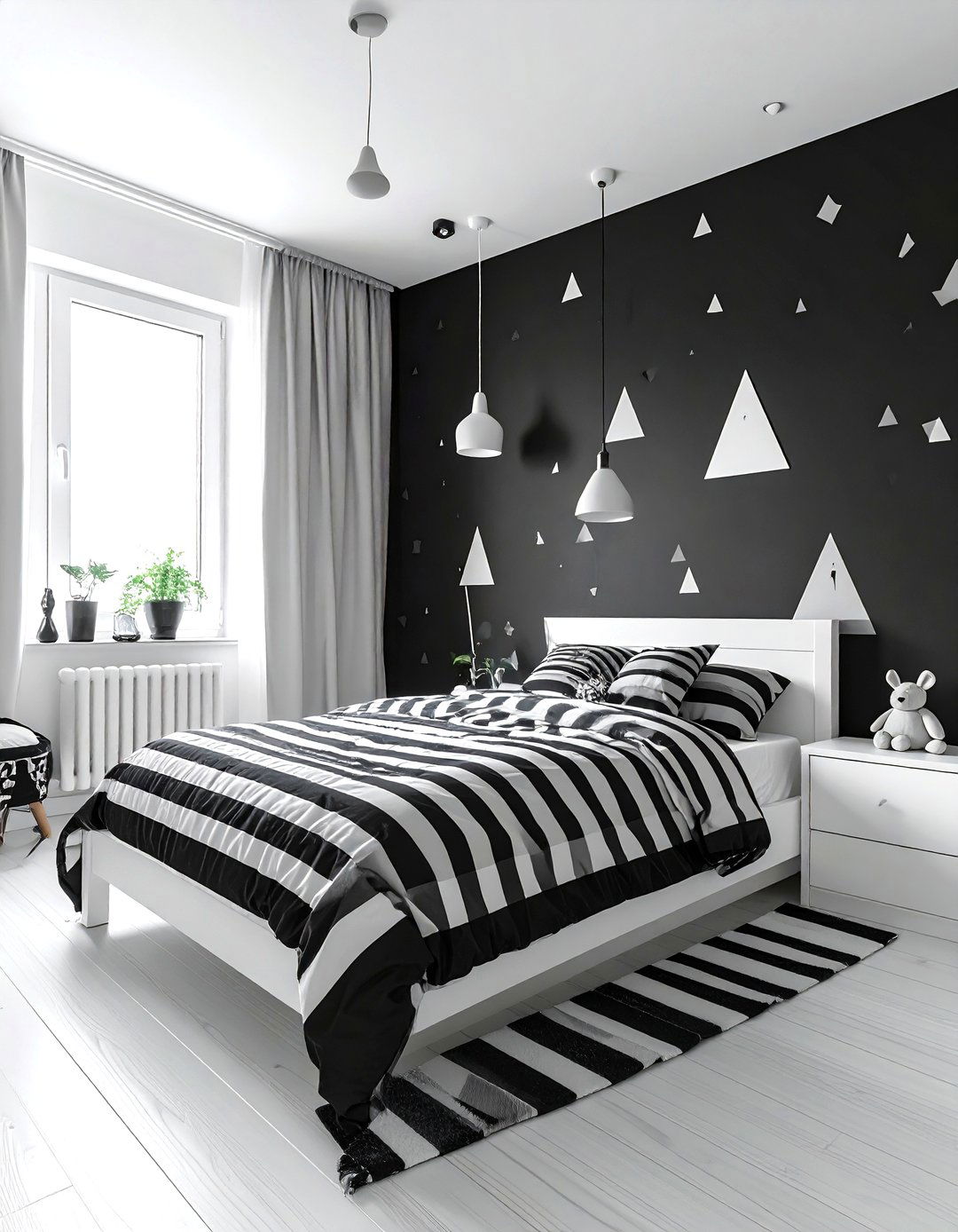 Monochrome Toddler Room - 30 toddler bedroom ideas
