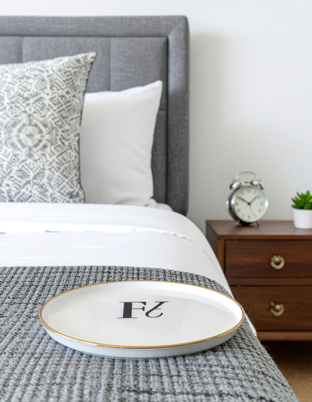 Monogram Trinket Tray - 30 bedroom trinket dishes