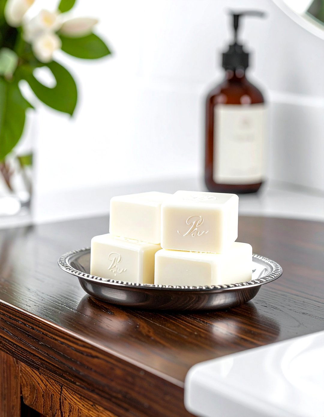 Monogrammed Guest Soap - 30 monogrammed decor ideas
