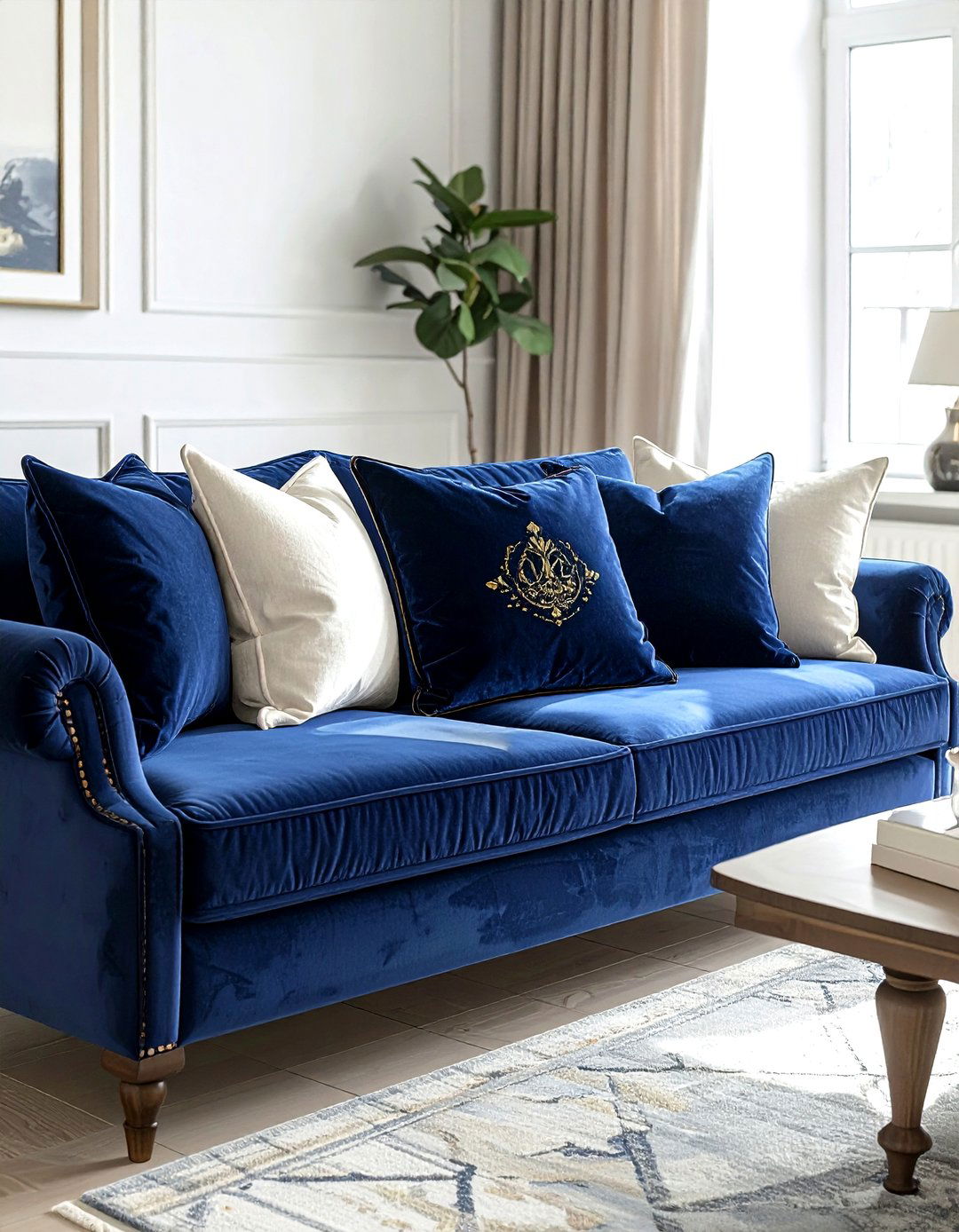 Monogrammed throw pillow - 30 personalized decor ideas