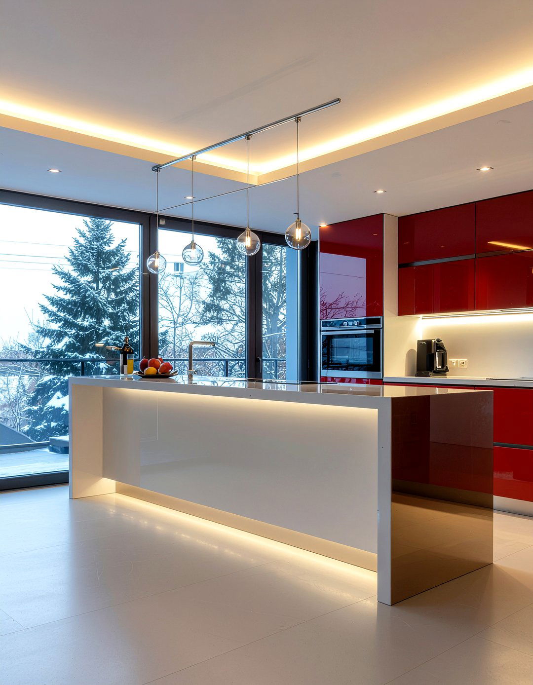 Monorail Kitchen Lighting - 30 ambient lighting kitchen ideas