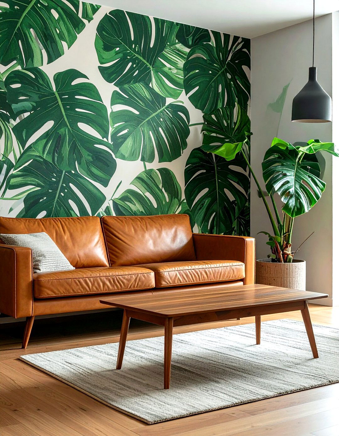 Monstera Deliciosa Print - 30 botanical wallpaper ideas