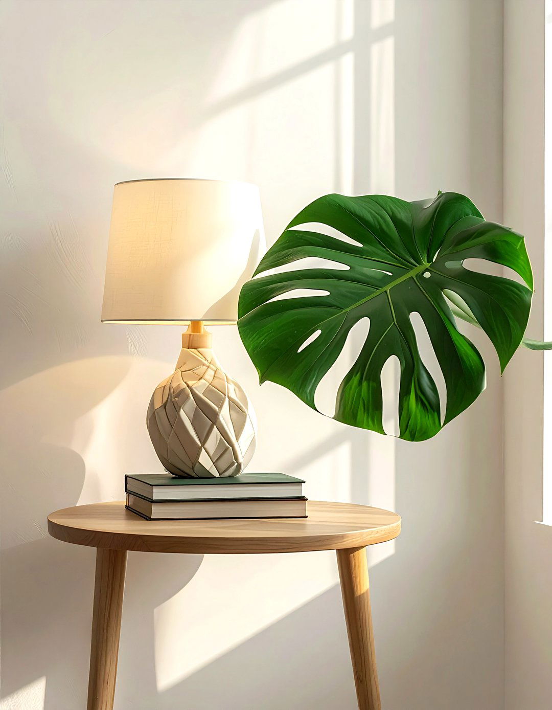 Monstera Lamp - 30 monstera decor ideas