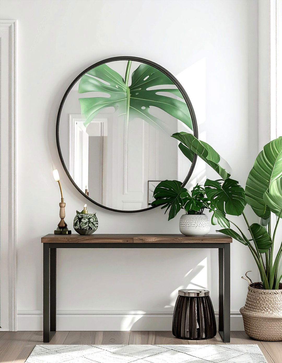 Monstera Mirror - 30 monstera decor ideas