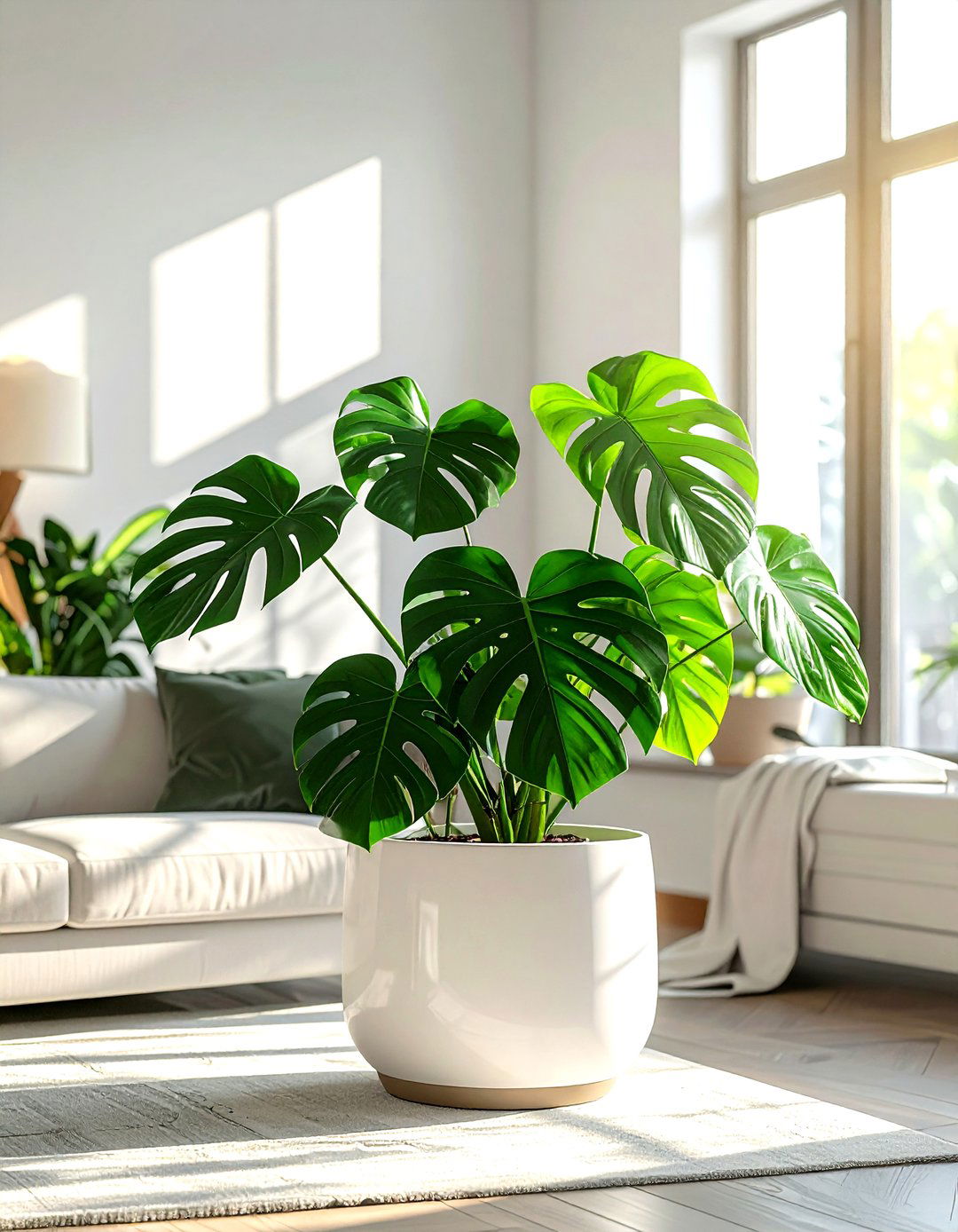 Monstera Plant - 30 artificial plant ideas