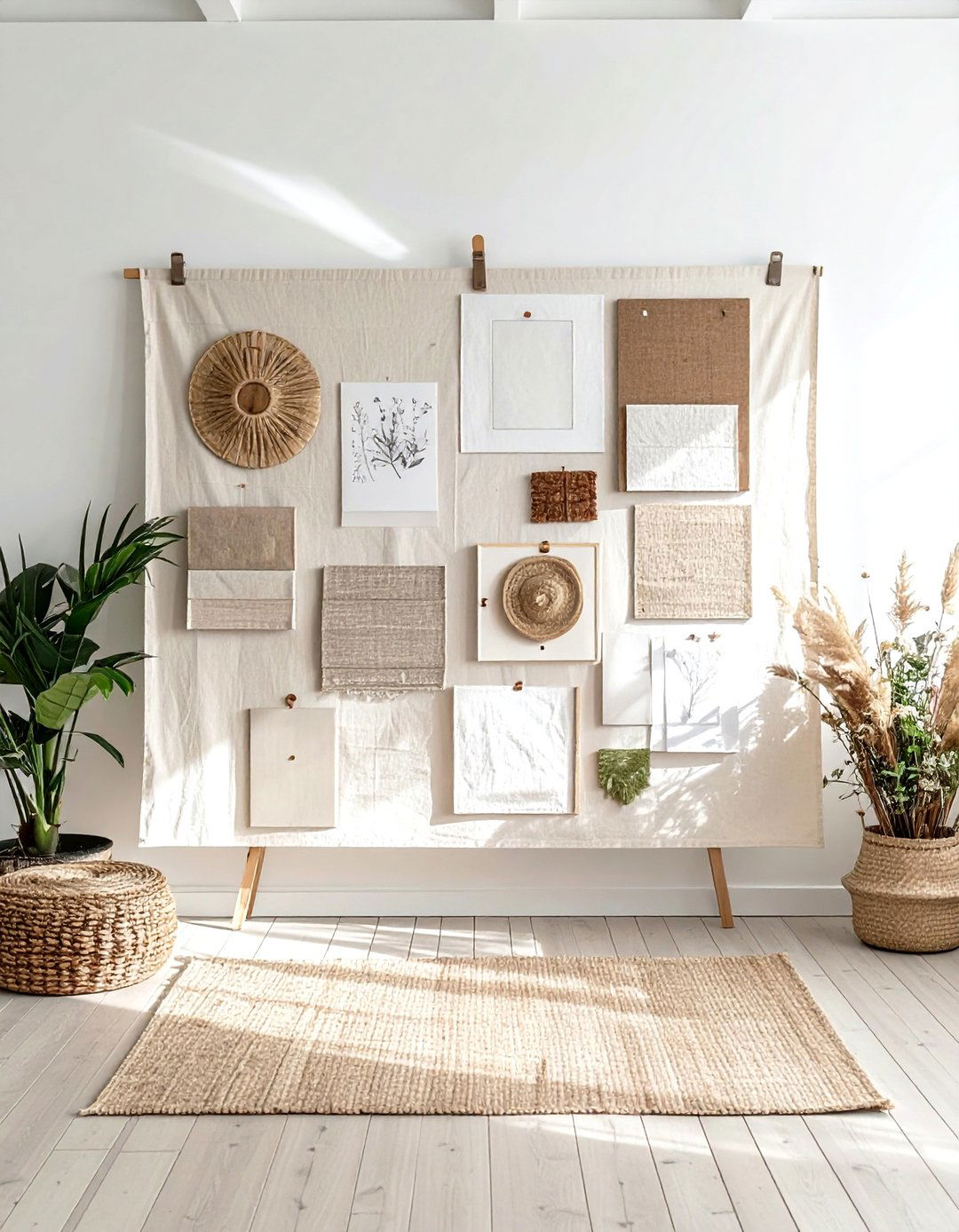 Mood Board Display - 30 desk organization ideas