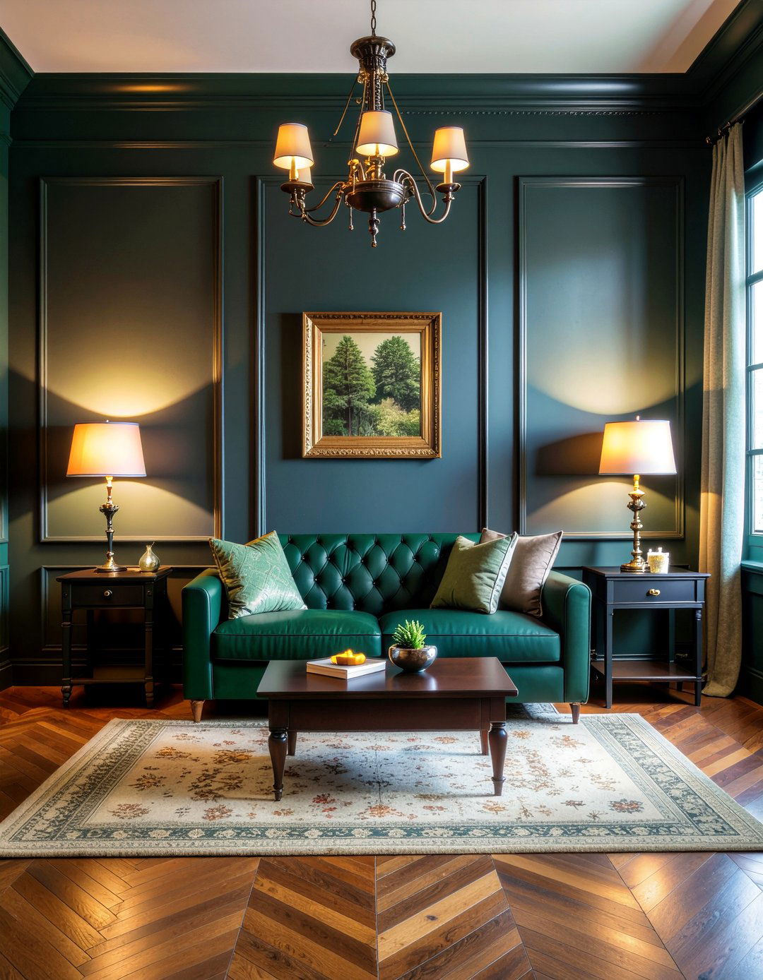 Moody Antique Living Room - 30 antique living room ideas