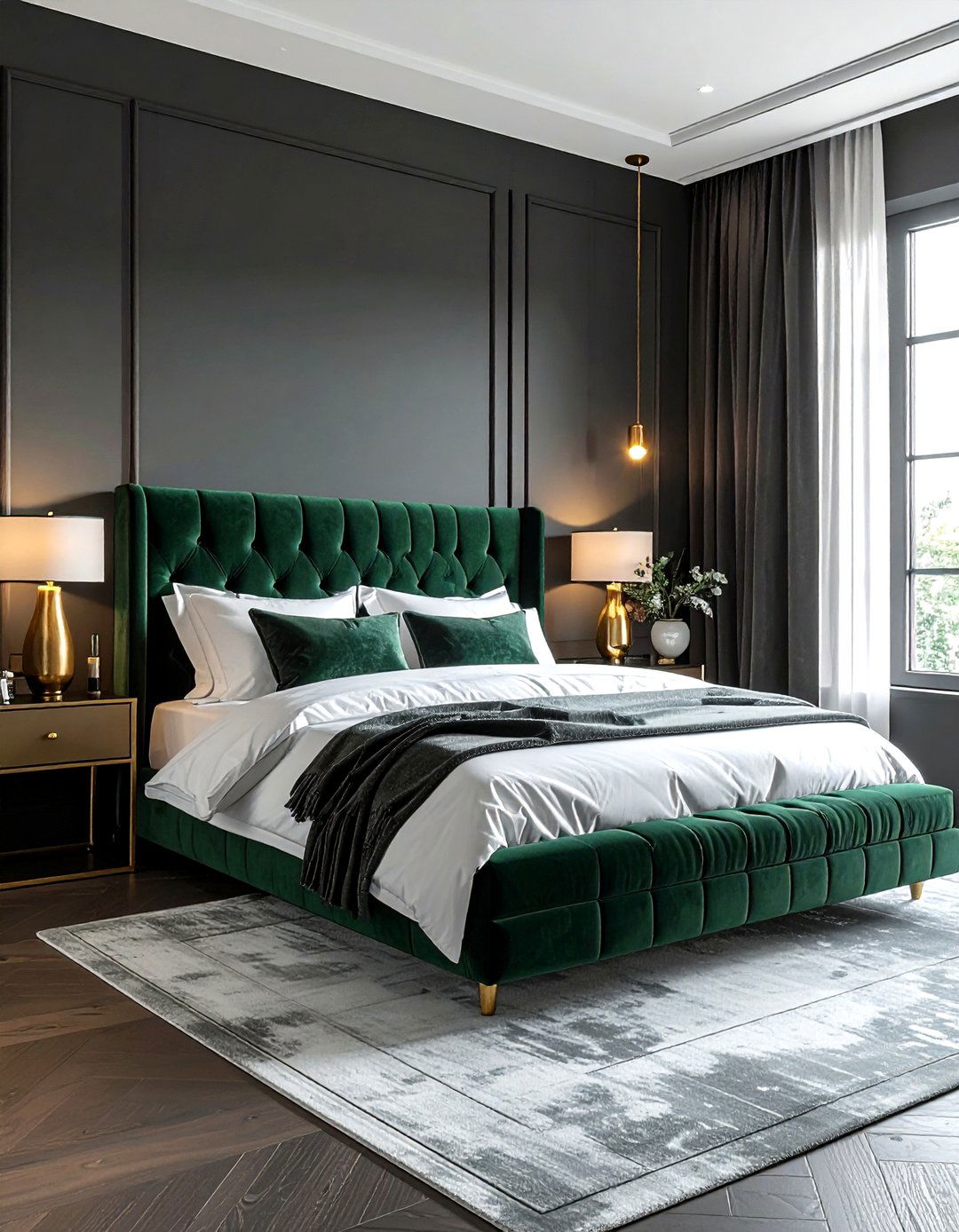 Moody Bedroom Paint Color - 30 HGTV decor ideas