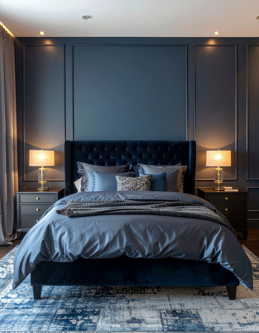 Moody Dark Bedroom - 30 peaceful bedroom ideas