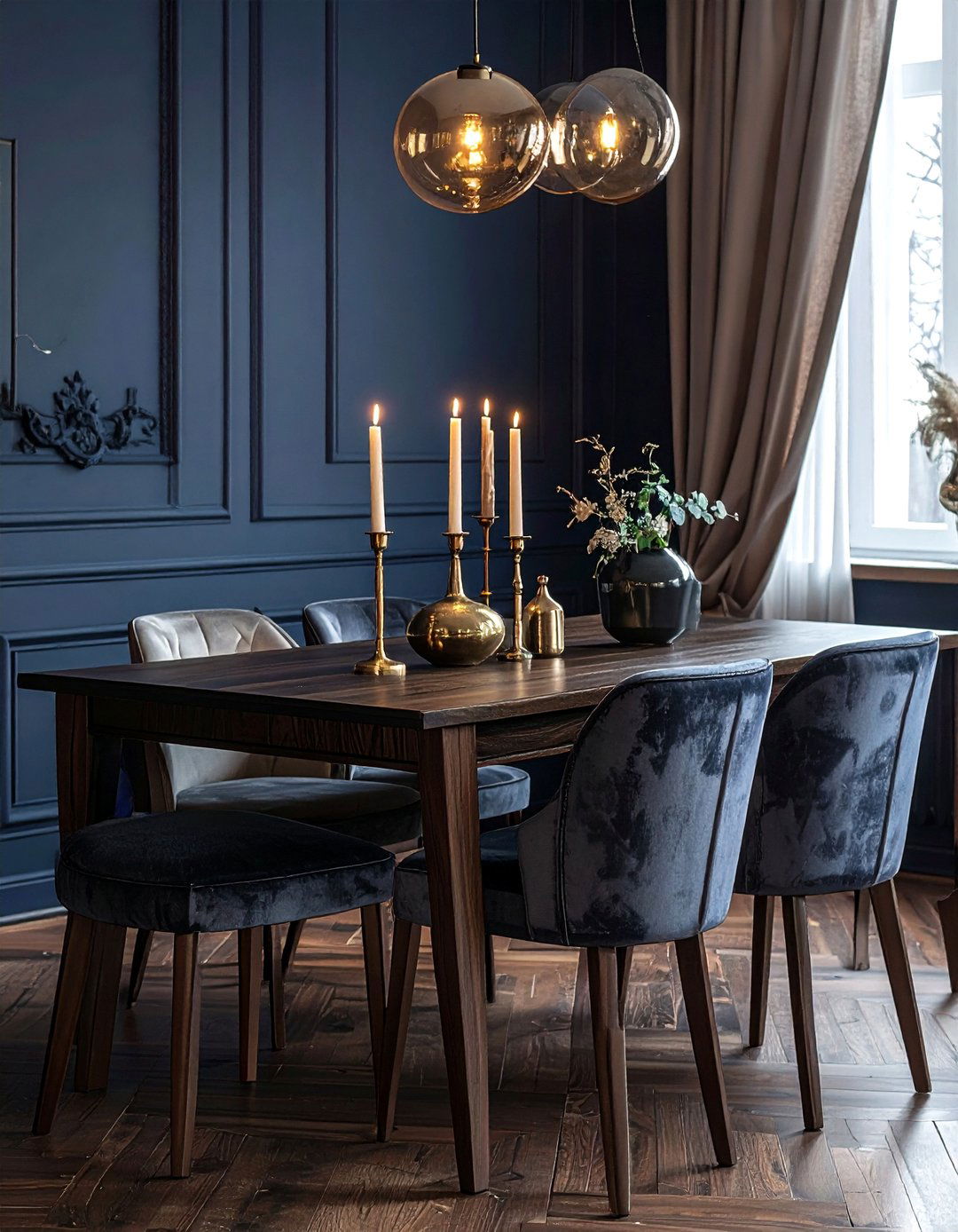 Moody Dining Room - 30 dining room everyday ideas