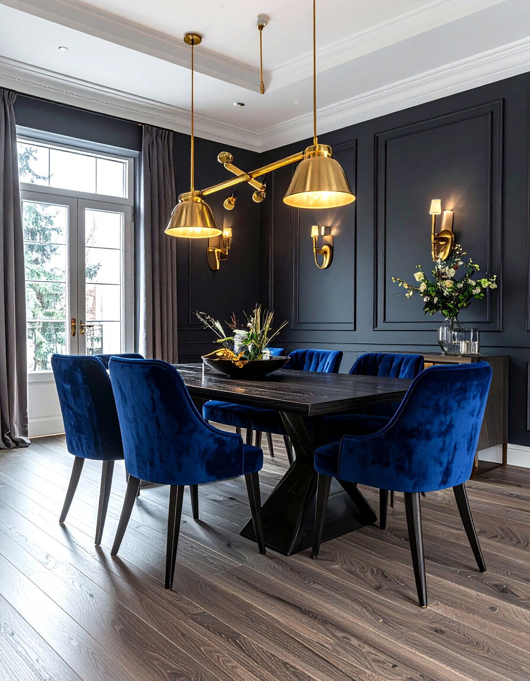 Moody Dining Room - 30 reinvented dining room ideas