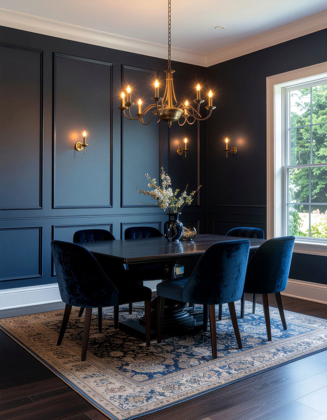 Moody Dining Room - 30 dining room niche ideas