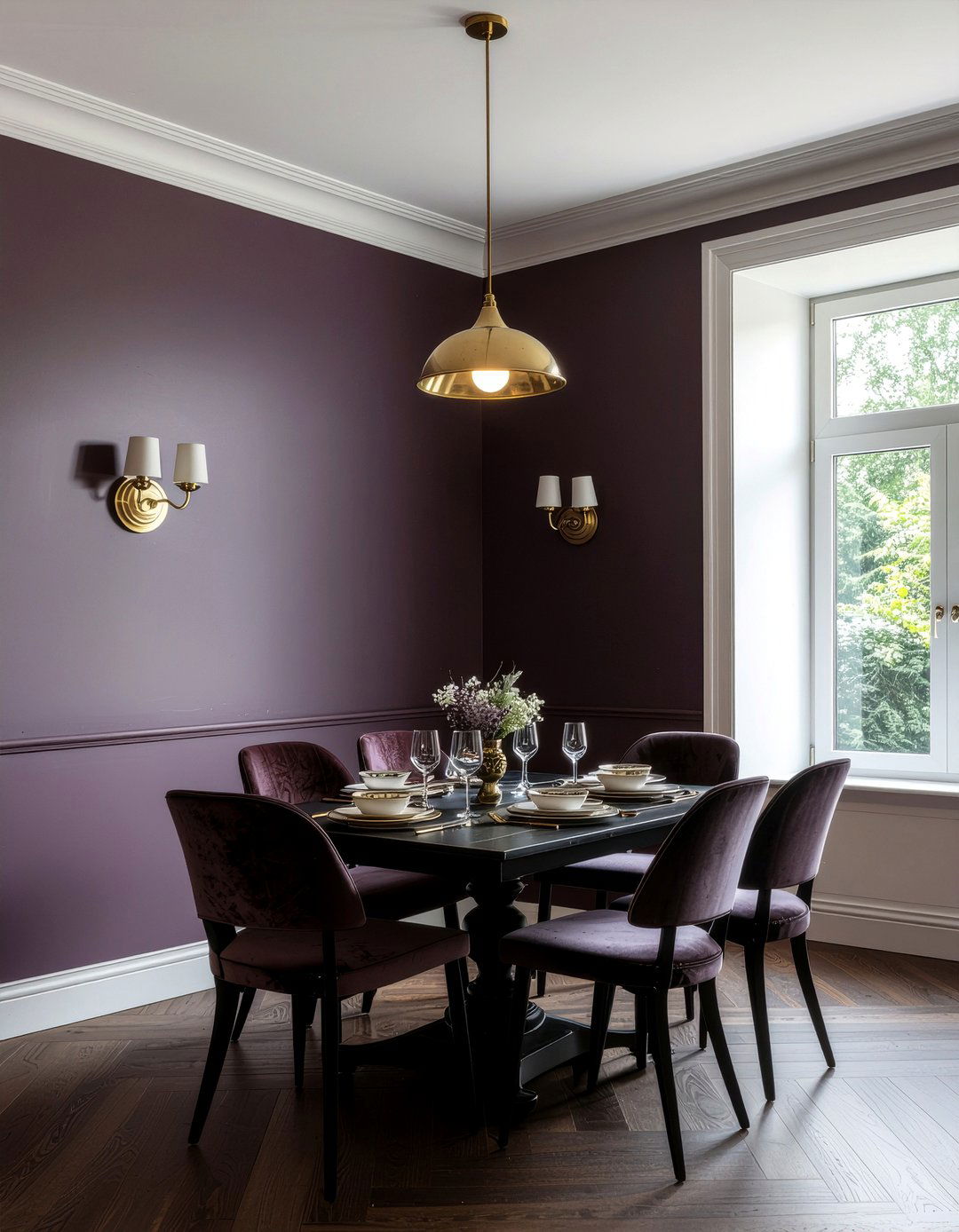 Moody Dining Room - 30 dreamy dining room ideas