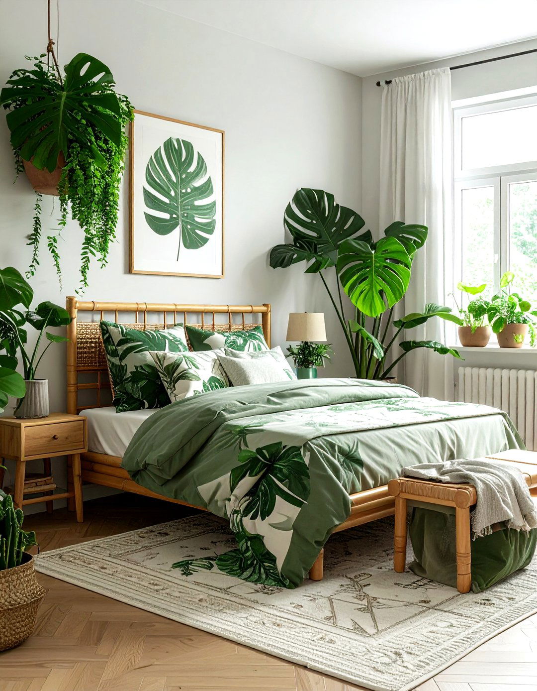 Moody Jungle Theme Bedroom - 30 moody bedroom ideas
