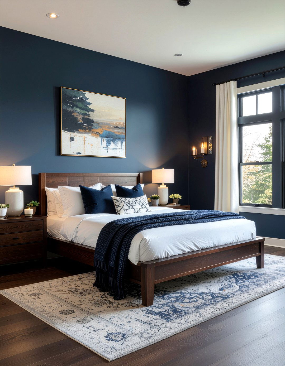 Moody King Bedroom - 30 king size bedroom ideas