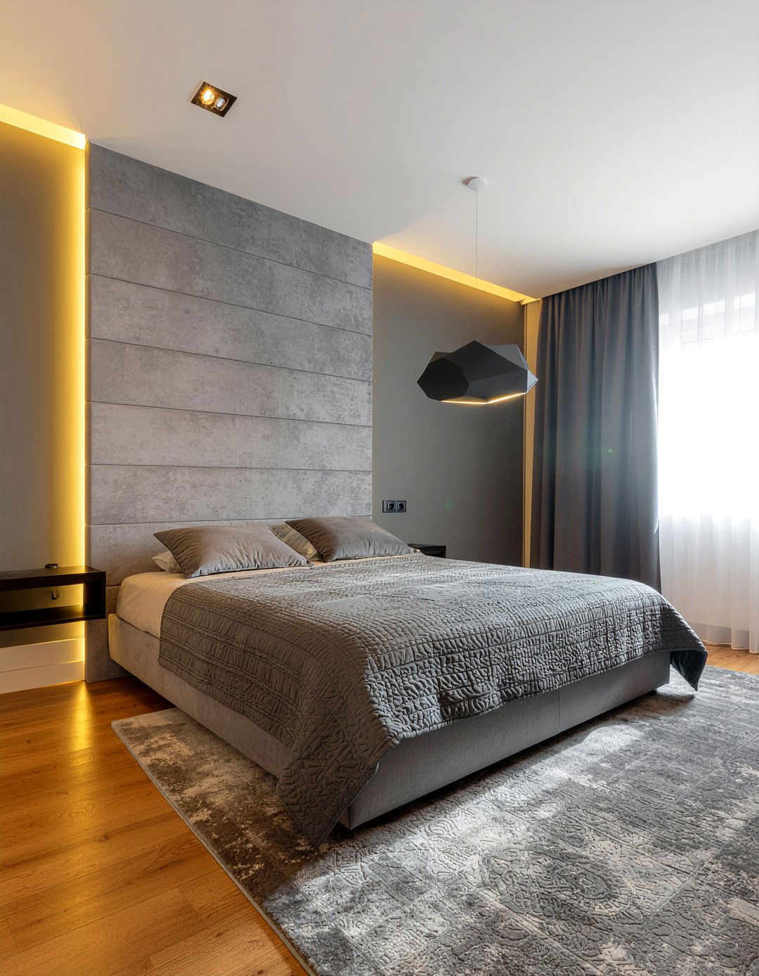 Moody Lighting Fixtures - 30 dark bedroom ideas