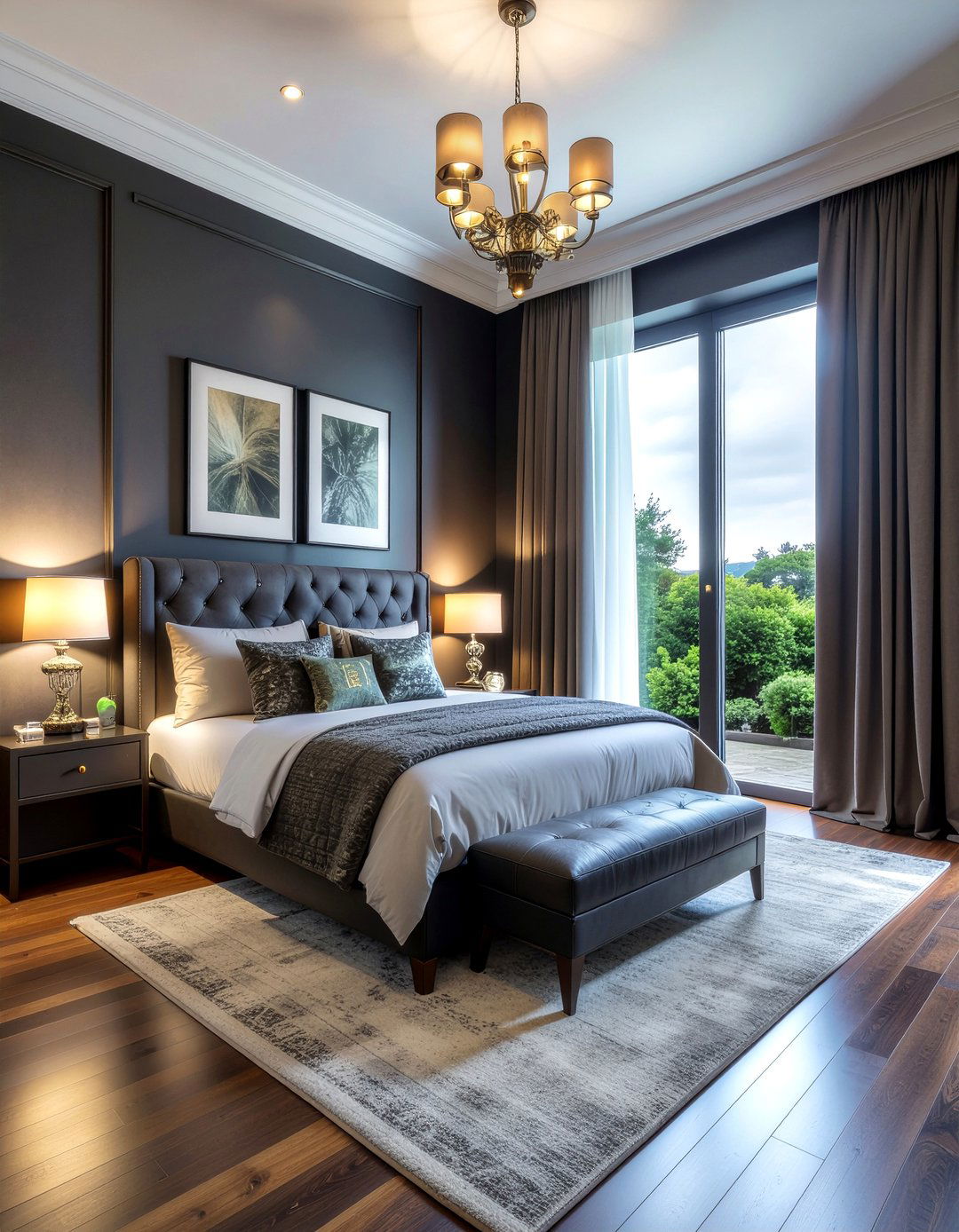 Moody Master Bedroom - 30 creative bedroom ideas